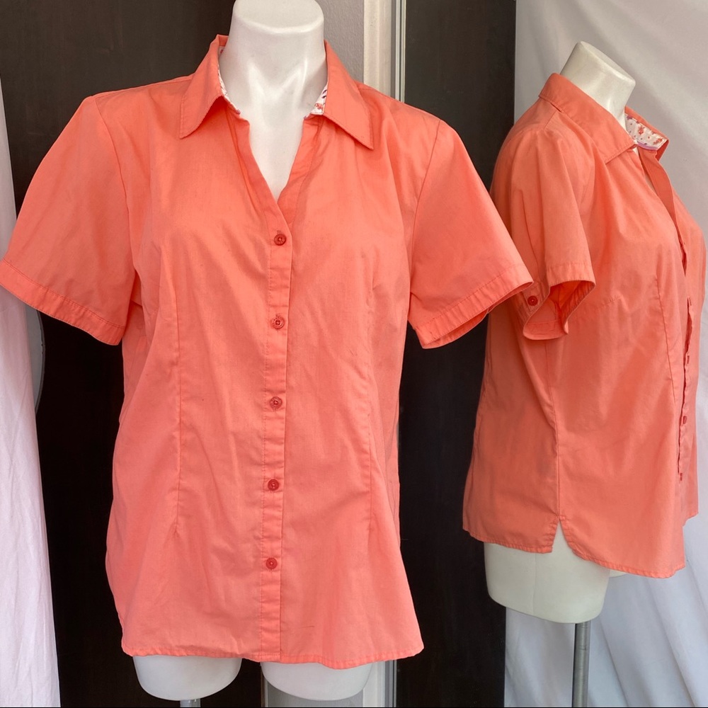 ✅ Women’s button down shirt size L Basic Edition